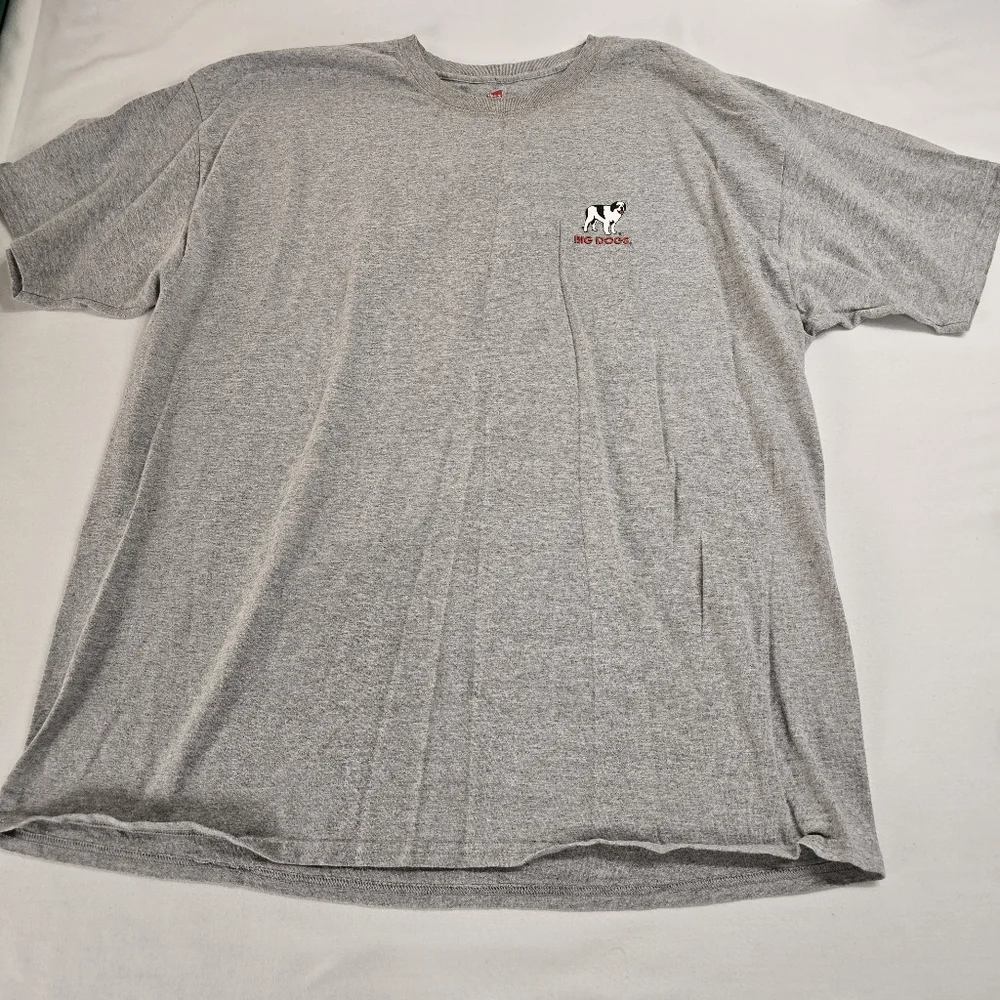 Big Dogs Nice Bass Fish Tshirt Size 2XL Vintage Y2K Tee